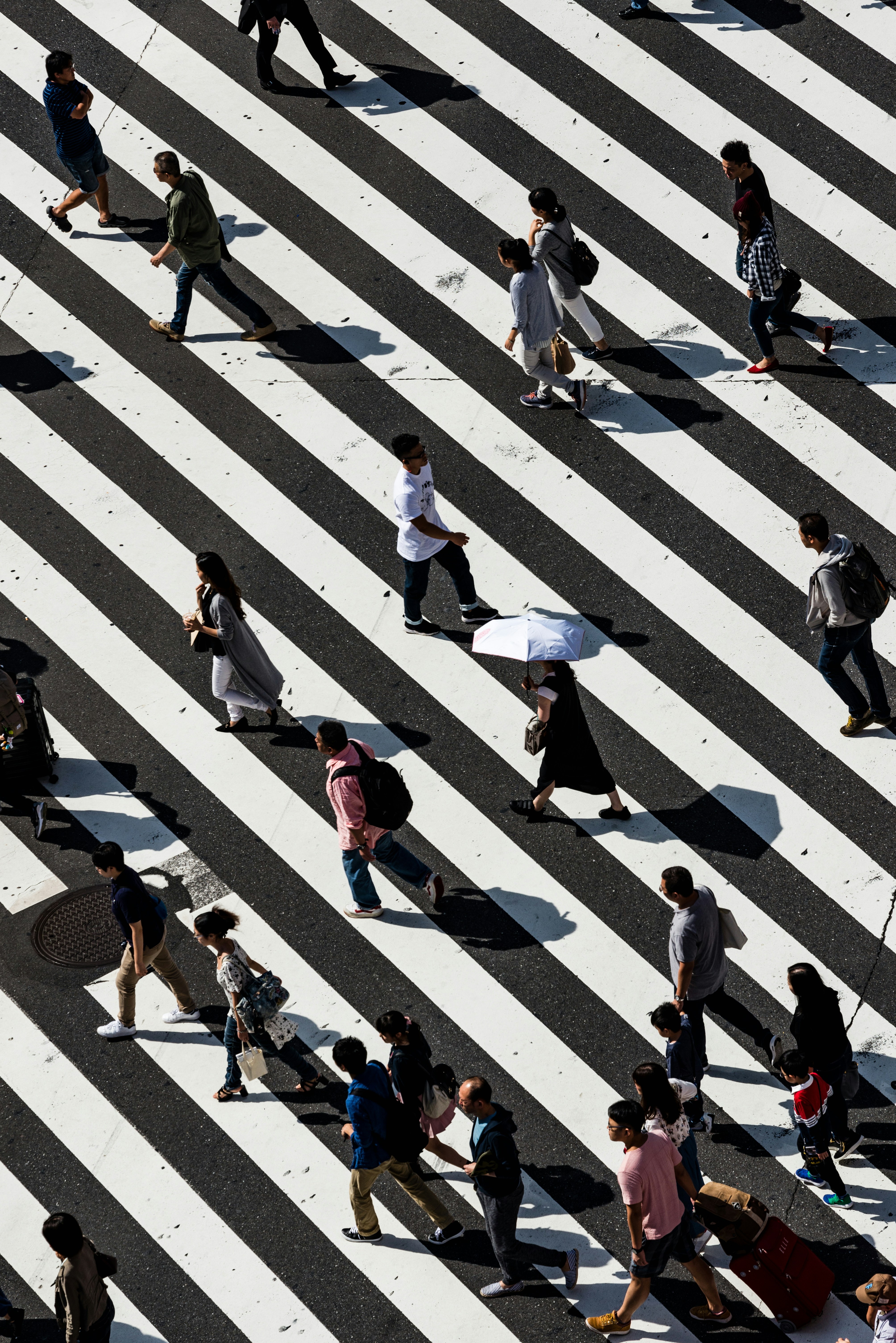 People on the crosswalk