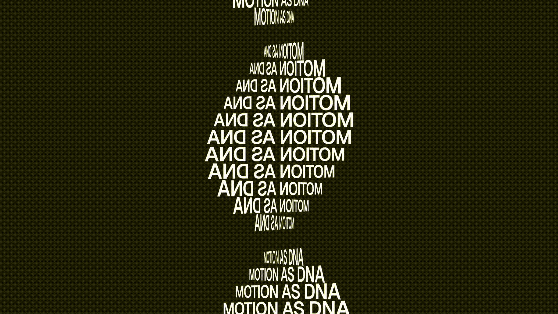Motion as DNA