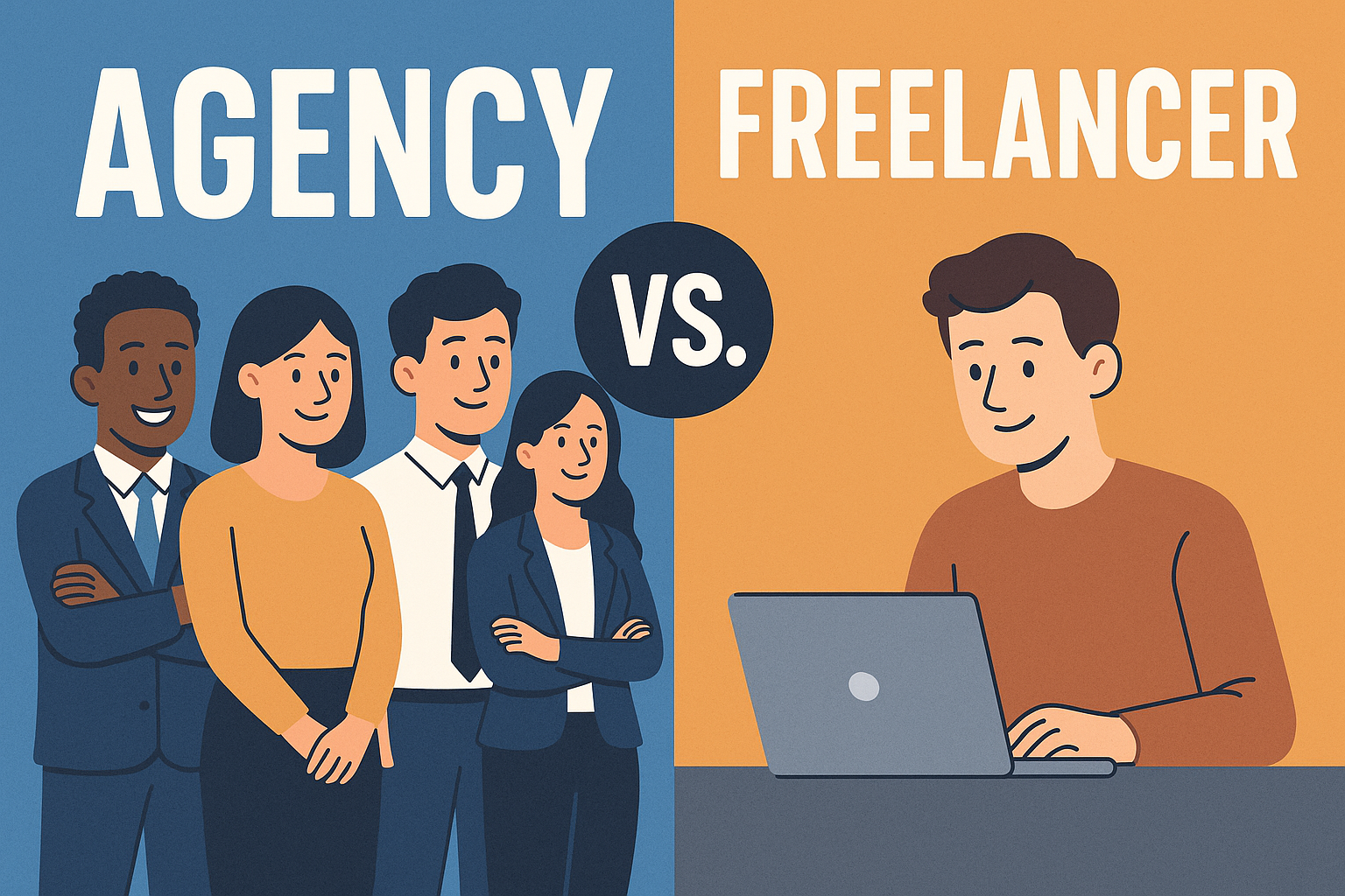 agency vs freelancer