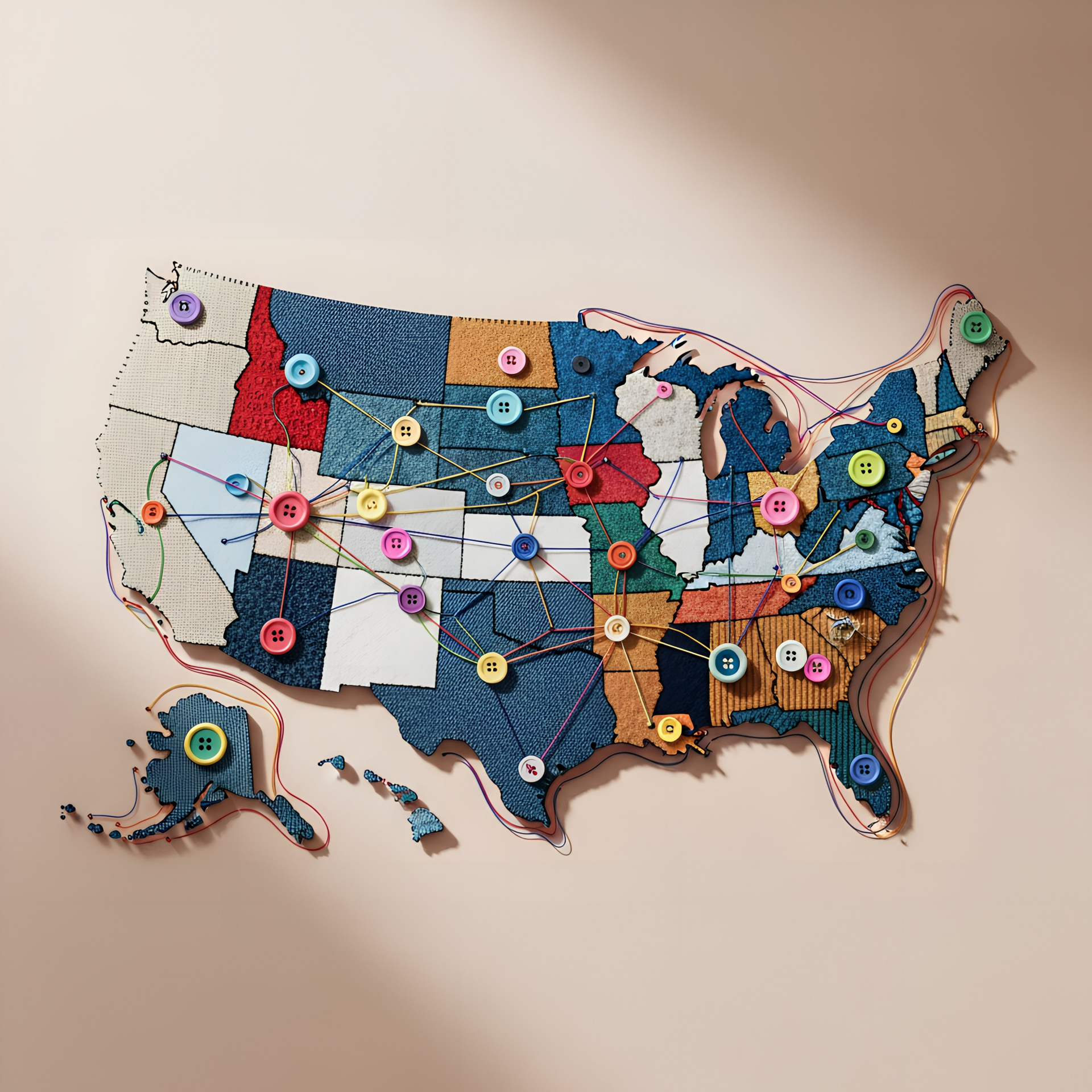 USA map